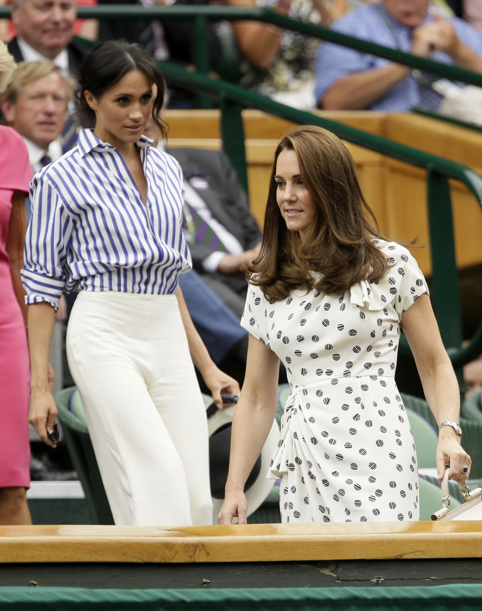 Kate Middleton and Meghan Markle Make Their First Solo Outing at the  Wimbledon's Women's Final—In Two Very Different Looks