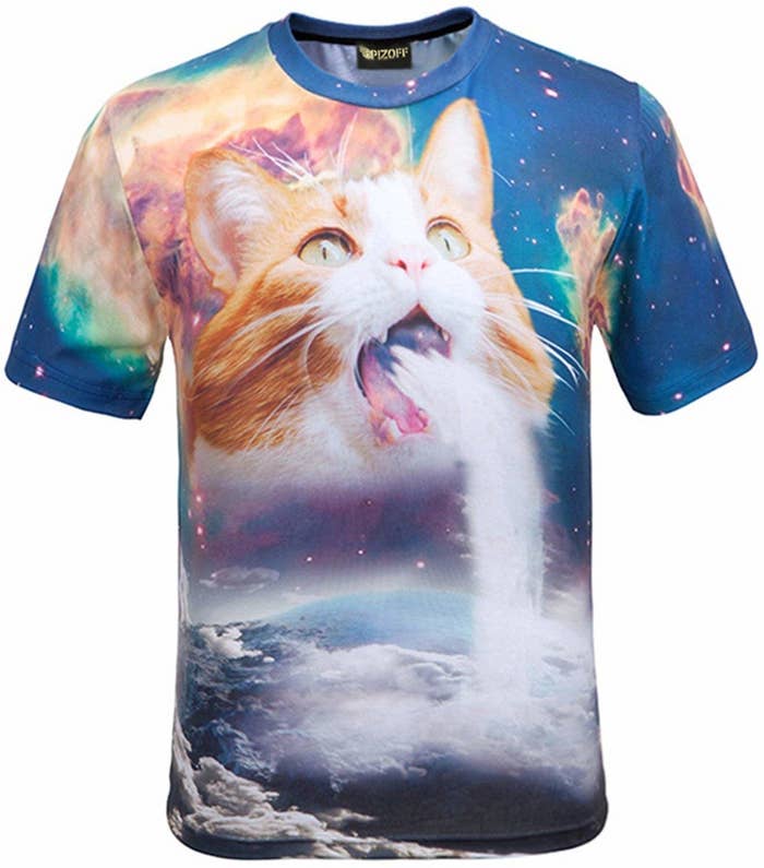 ネタtシャツ界の王 宇宙ネコtシャツ がプライムデーで安く買えるぞ