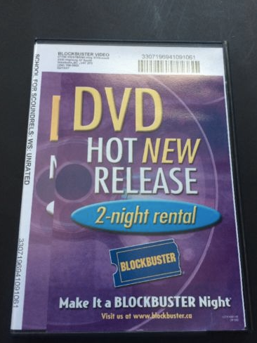 New DVD release at Blockbuster