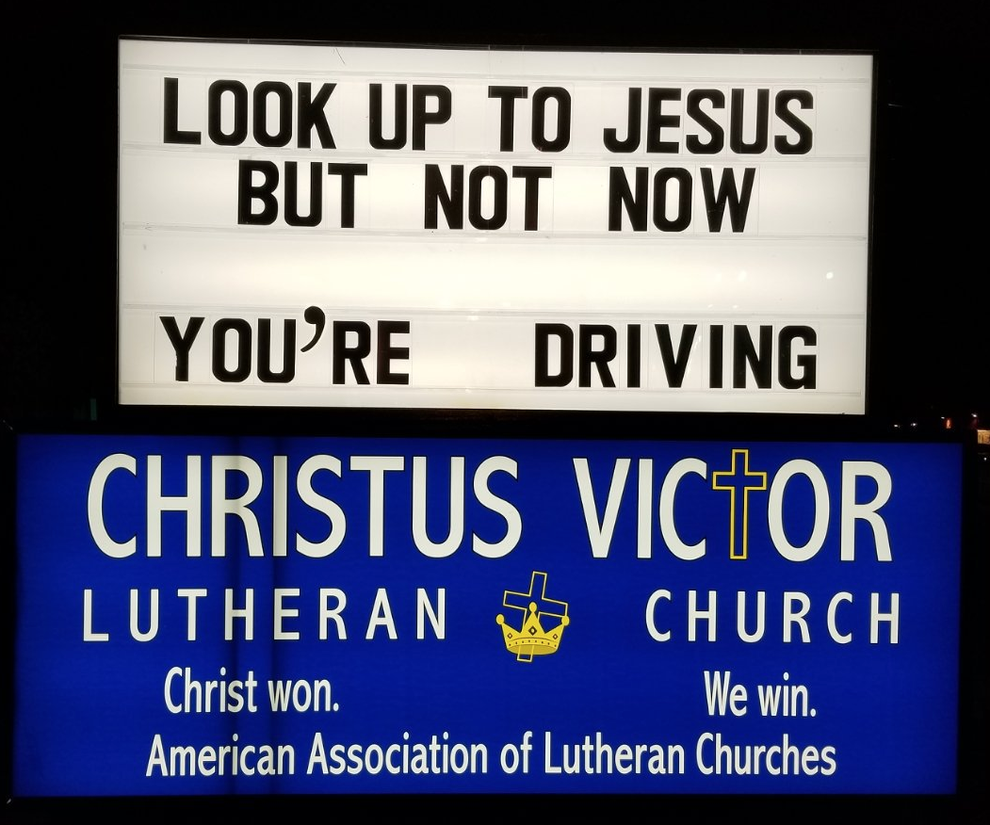 50 Hilarious Church Signs That'll Keep You Sinfully Laughing For Hours