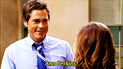 Chris Traeger and Ann Perkins on Parks and Recreation were one of the most legendary will-they/won’t-they couples because when they dated they were so invested in each other, but when they weren't together, they would give each other looks like they were looking at their soulmate. Thankfully, they had a baby together after she asked him to be the dad, and they developed their relationship from there. And in the final episode they revealed that they had another baby!! —mollym495bd7d1e