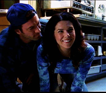 Luke and Lorelai all the way! I waited almost five seasons for them to get together while they dated other people. Then he sees her face and it all falls into place, because Luke can waltz. :) —lizb40223053c