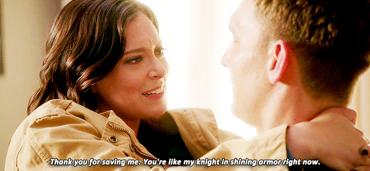 I live and die for Nathaniel and Rebecca on Crazy Ex-Girlfriend. He started off unlikable and arrogant, and then truly became Rebecca's friend, and then lover, and then back to friend again. When he found out she was mentally ill, he didn't lose interest at all; he learned more about her disease and what she needed from him and respected her boundaries. He believes in her and has her back like no one else does, and I can't wait to see if they end up together in the upcoming final season!! —isaaclahey