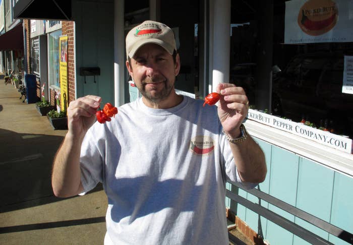 Brain effects of 'hottest pepper in the world' put man in hospital