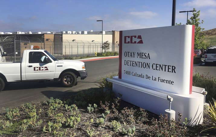 A 2017 file photo of the Otay Mesa detention center in San Diego, where at one point E. was detained.