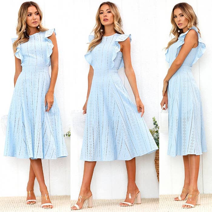 CAPPED SLEEVES MIDI DRESS
HOW TO GET READY FOR RETRO THEME 
