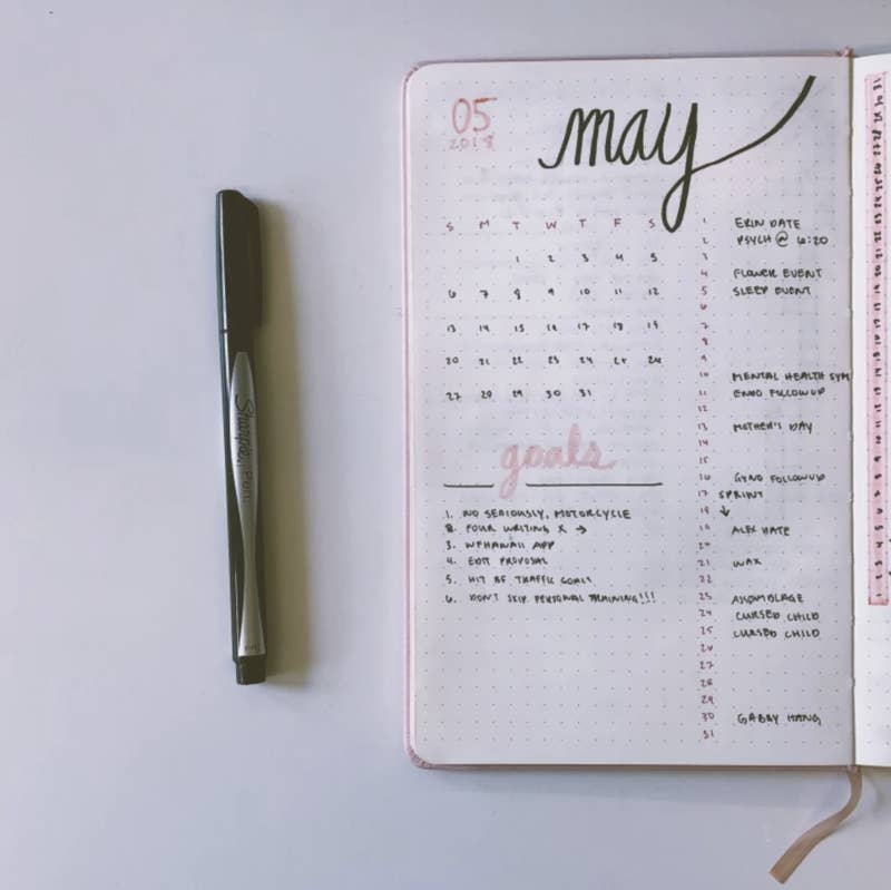 Like many other mildly uptight humans who love organization and the illusion of productivity, I keep a bullet journal. I've long been a Leuchtturm1917 devotee and never thought I'd stray from the good path. But then, I had a need I couldn't ignore: I wanted a millennial pink bullet journal, and that desire outweighed my Leuchtturm loyalty and my eyes started wandering. (Leuchtturm, if you're reading this, I'm really sorry. Start making pastel notebooks and I might consider taking you back.)I found this one on Amazon and tbh, it’s a near-perfect Leuchtturm knockoff. It’s .95 (compared to .95 for the Leuchtturm) and in the two months since I bought it, it hasn’t let me down. Compared to the Leuchtturm, its pages are whiter, rather than off-white, which feels overall cleaner and nicer to me. Plus, the paper quality in general is *chefs kiss*: thick and durable with very little bleed-through. It doesn’t have an index or page numbers, but I never particularly valued those anyway, so it wasn’t a huge loss for me. Right now, it comes in black, blue, red, yellow, and forest green (which is going to be my next buy) — keep an eye out, though, because color options fluctuate all the time.Overall, if you’re looking for an affordable and convenient bullet journal, this guy has my vote! —Anna BorgesGet it from Amazon for .95.