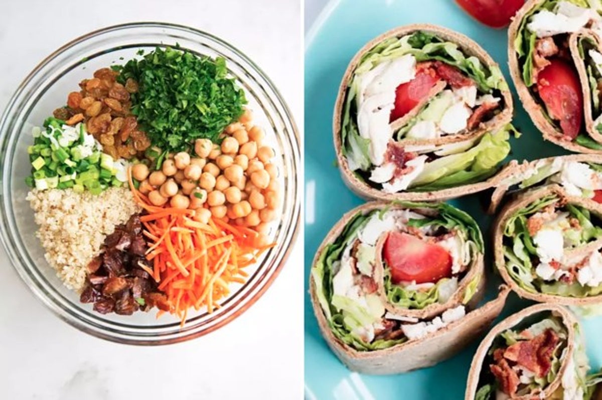 Healthy packed lunch ideas - Healthy lunches for work
