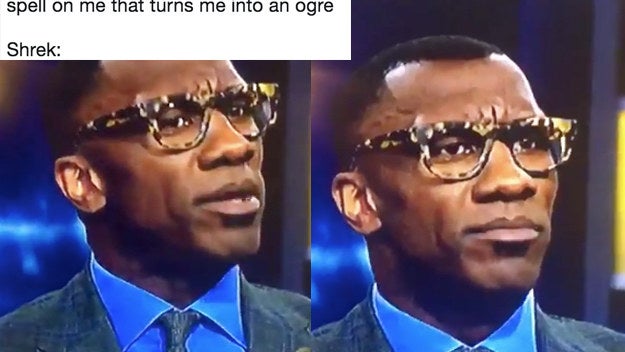 shannon sharpe cigarette meme The "Shannon Sharpe" features former NFL player and sports commentator Sharpe, who became a meme sensation due to his expressive reactions and viral moments on shows like *Undisputed*. One of Shannon Sharpe Undisputed GIF -