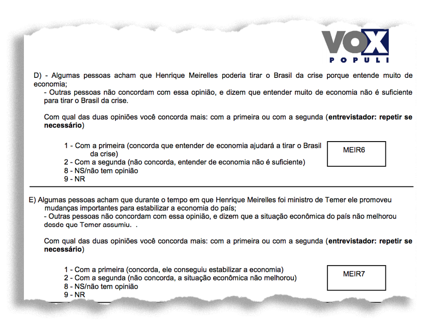 Você é um dos que concorda ou concordam?