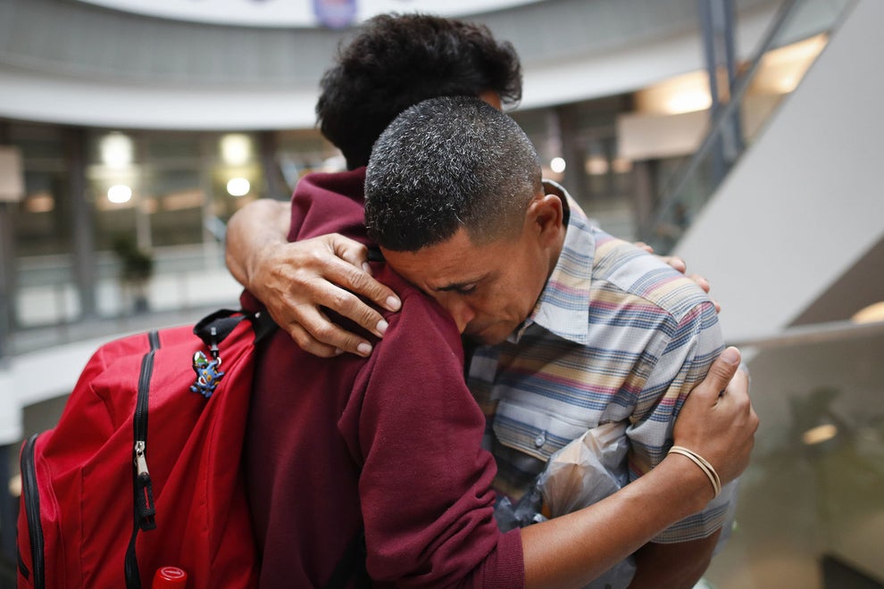 These Emotional Pictures Show Families Reunited After Being Separated ...