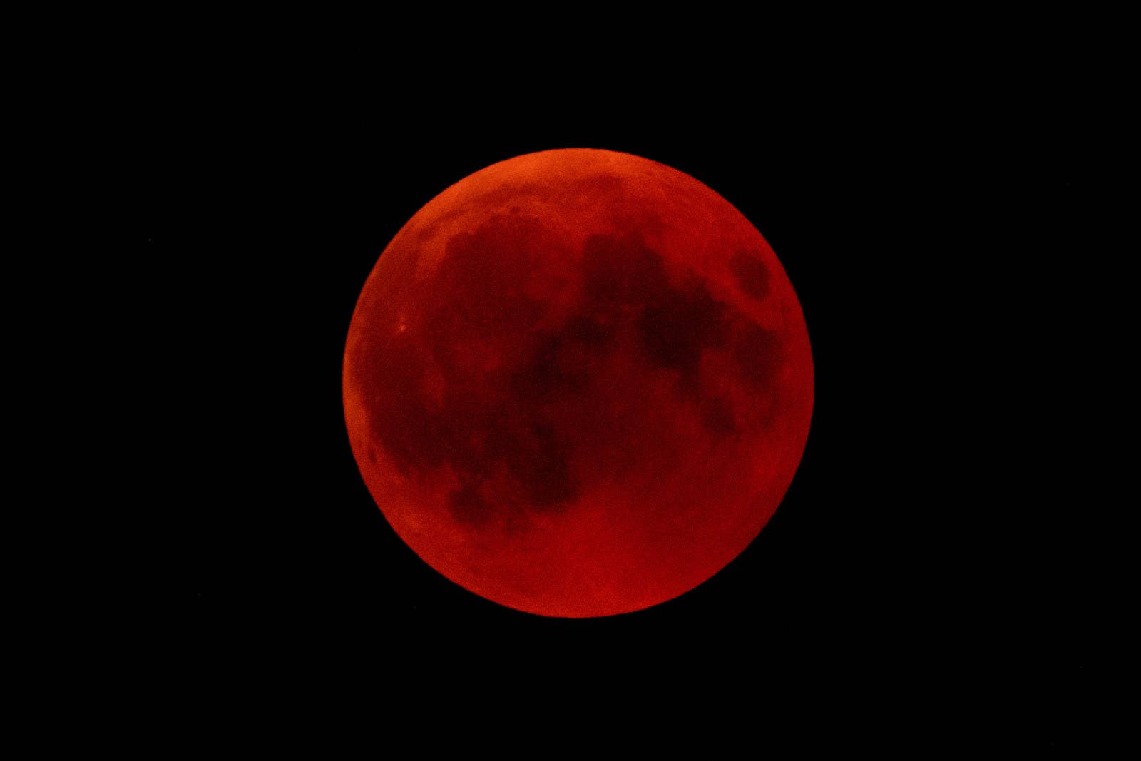 A blood moon rises above Germany.