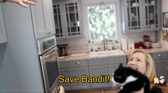 Angela and Oscar Just Recreated the "Save Bandit!" Scene From 'The Office'