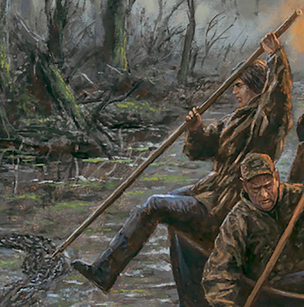 Someone Actually Painted Trump Draining The Swamp And It S Truly