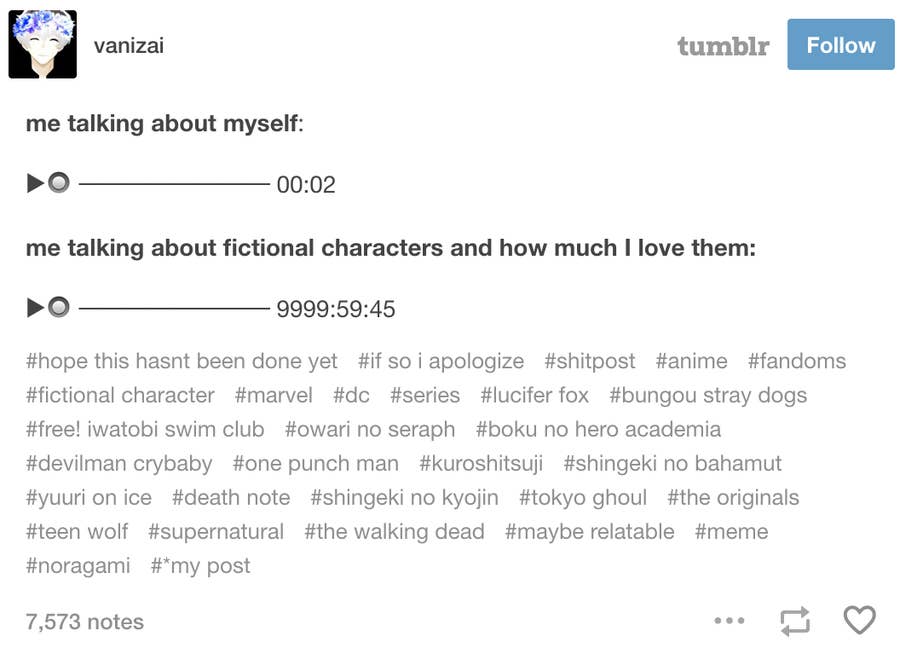 33 Tumblr Posts For Anyone Who Loves Fictional Characters More Than Real  People