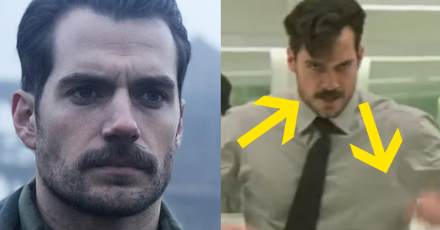 Henry Cavill Appears To Grow A Beard In Seconds In 