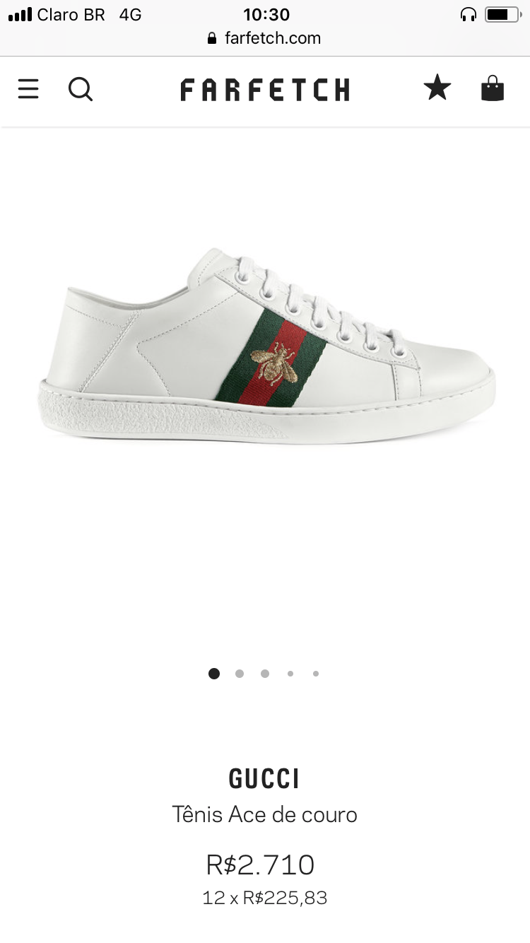 tenis gucci falso