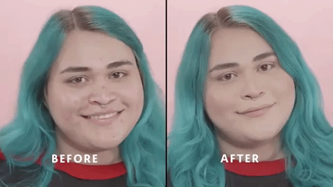 I only listed the three most crucial steps so you know what to start with, but Ubi here (a Sephora beauty store manager and makeup artist) has a full pre-makeup skin care routine! Check out below for why these products actually serve a purpose:Origins Mega-Mushroom Relief & Resilience Soothing Treatment Lotion ($34 on Sephora) is light, soothing, watery lotion specifically for sensitive skin. Its formula boasts reishi, fermented chaga, and coprinus mushrooms to hydrate and soothe your skin. Tldr: this is great if you want to tone down any redness (or facial stubble post-shaving) before applying foundation. And it's cruelty-free!Drunk Elephant C-Firma™ Day Serum ($80 on Sephora) should be used directly on any red areas. If you're wondering why this comes with a hefty price tag, it's because this does it all. It brightens the skin thanks to its powerful antioxidant complex, essential nutrients, fruit enzymes, and a chronopeptide. Plus, it visibly reduces the appearance of dark spots and wrinkles thanks to ingredients like vitamin E. AND it even improves your skin over time: pumpkin ferment extract and pomegranate enzyme dissolve dead surface skin cells for an overall brighter complexion. Oh, and it's all natural and cruelty-free!Belif The True Cream Aqua Bomb ($38 on Sephora) is an ultra-lightweight, oil-free gel-cream that gently cools and revitalizes your skin while intensely moisturizing. Its formula contains a blend of apothecary herbs to neutralize skin-damaging free radicals, improve skin elasticity, and minimizes the appearances of pores.