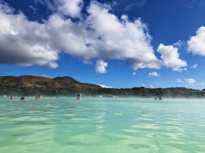 There&#x27;s only one thing to do when you touch down after a long flight: Head to the Blue Lagoon. Conveniently located near the airport, the Blue Lagoon is Iceland&#x27;s most popular attraction, and it&#x27;s one of the few tourist-centric spots that is actually so worth the hype. Grab a local Gull beer, a silica face mask, and soak in the incredibly beautiful natural hot spring.