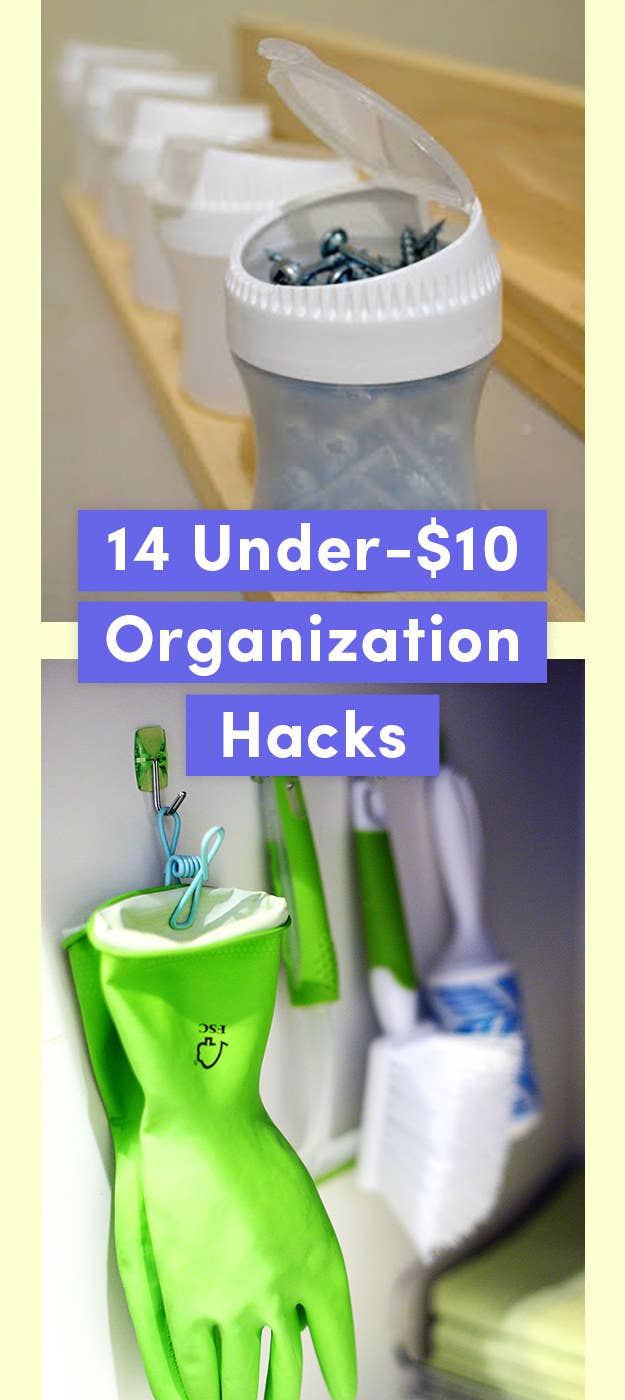 10 Cheap Organizing Hacks