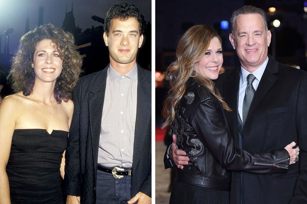 16 Celebrity Couples When They First Met Vs. Now