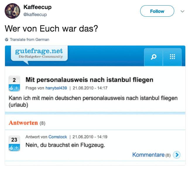 101 Richtig Witzige Tweets über Die Du Niemals Nicht Lachen Wirst