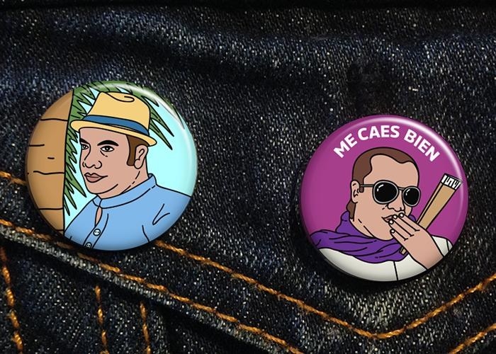 No hay manera de que uses estos pines y pases desapercibido/a. Si te sientes fabuloso/a o te sientes triste, vas a encontrar un diseño perfecto para tu estado de ánimo.