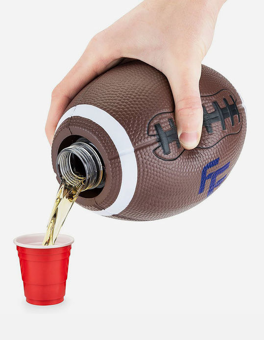 Promising review: "I bought this for a tailgate in Green Bay and it was a huge hit. Dope design, good price, and fast shipping. Throws spiral with any amount of liquid in it. I'm definitely ordering more for my friends and family." —BenjaminGet it from Walmart for $26.89 or a similar product from Tilly's for $5.99 (originally $24.99).