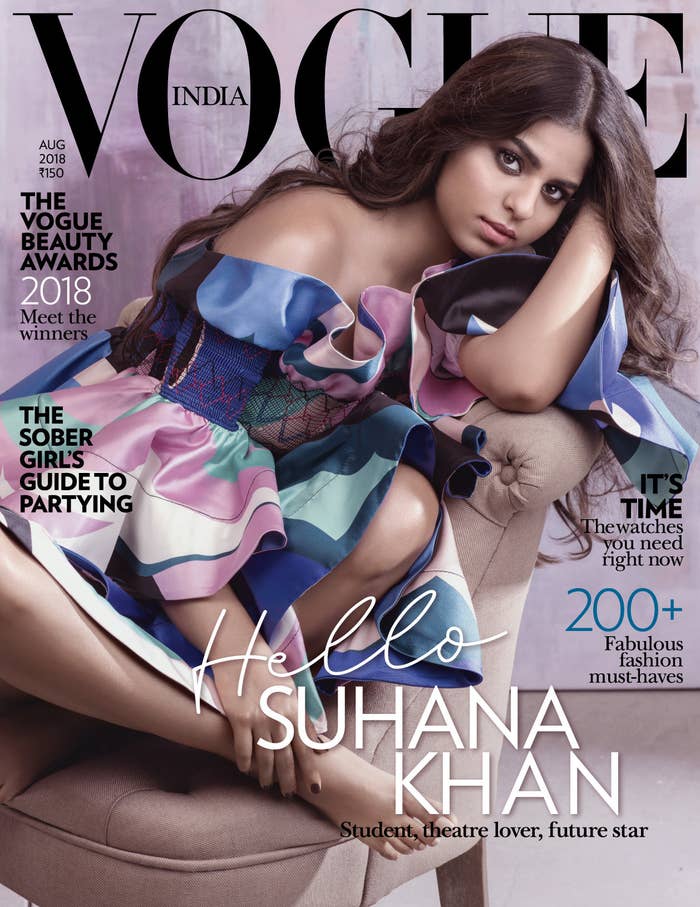 Suhana Khan Xxx Indian Girl Video - Shah Rukh Khan's Daughter, Suhana, Is The Vogue India Cover Star Because  Nepotism Rocks