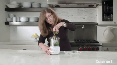 Look how cute!!Its bowl has a 3-cup capacity, which I've found to be more than sufficient when cooking for two.The bowl and blade are even dishwasher-safe, because this machine's number one priority is making your life easier!