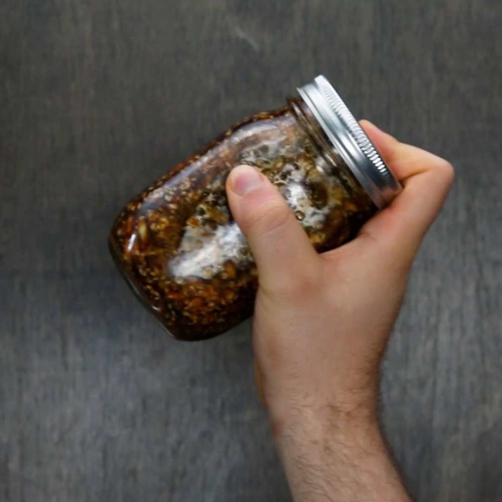 Servings: 8INGREDIENTS2 tablespoons sesame oil½ cup minced scallions2 tablespoons minced garlic 1 tablespoon minced ginger2 tablespoons sesame seeds½ cup sugar1 cup soy sauce½ cup mirin½ cup sakePREPARATIONIn a large mason jar, combine the sesame oil, scallions, garlic, ginger, sesame seeds, sugar, soy sauce, mirin, and sake. Shake to combine. Store in the fridge for up to a week. Add to a hot pan with food as you wish! Enjoy!