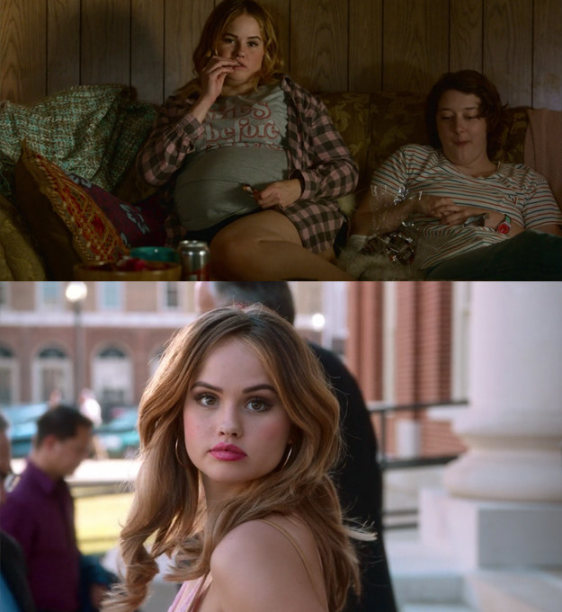 3. Patty is fat in the flashbacks, so in these scenes Debby Ryan is wearing...