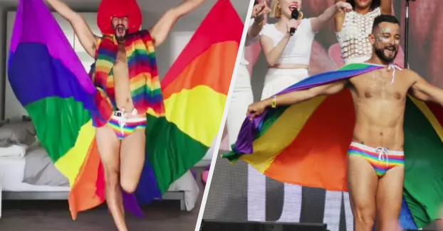 The Rainbow Wig Tossing Dancer Who Went Viral During Pride Month Danced Onstage With Carly Rae Jepsen The Rainbow Wig Tossing Dancer Who Went Viral During Pride Month Danced Onstage With Carly Rae Jepsen