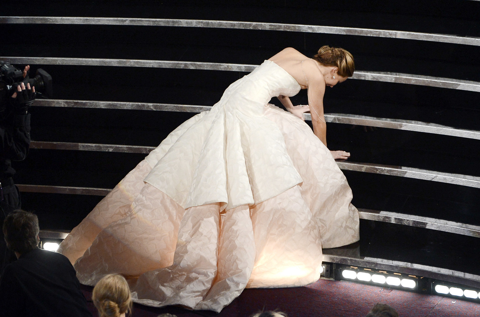 jennifer on the stairs