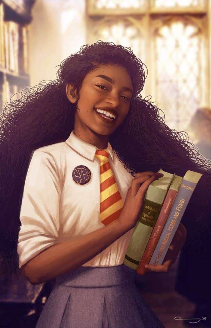 Socialisme Tilskynde kjole This Artist Perfectly Reimagined Hermione From Harry Potter And People Are  Saying It's The Best Depiction Yet
