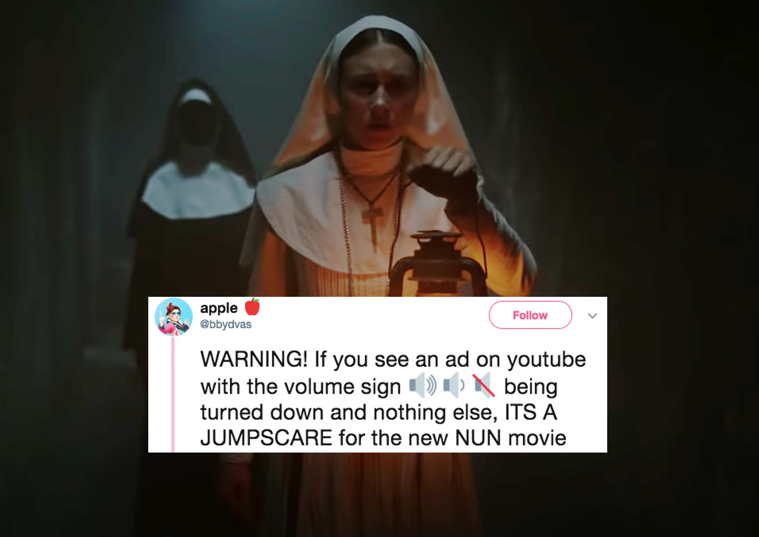 Removes 'The Nun' Promo Because Of Jump Scare – IndieWire