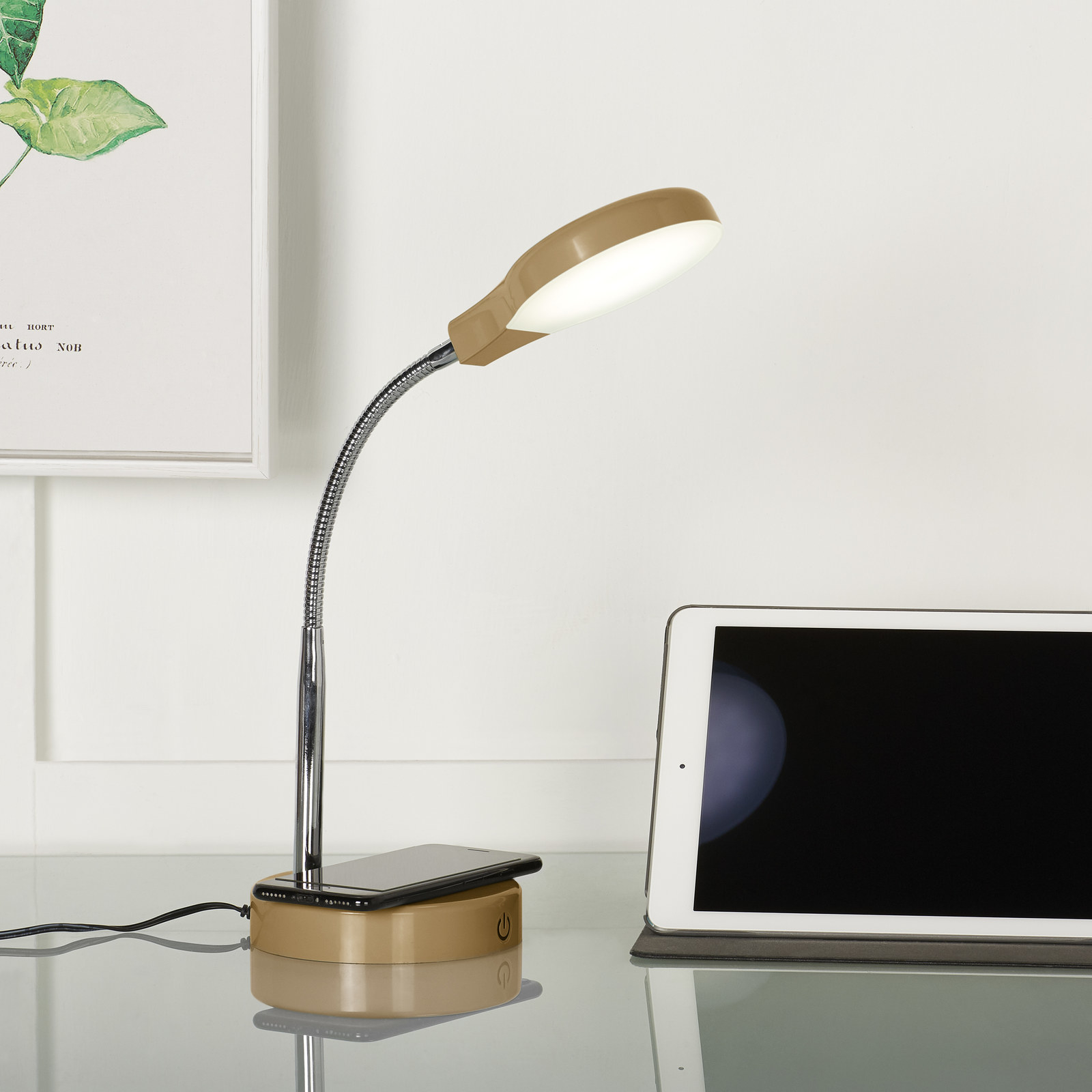 walmart wireless charging lamp