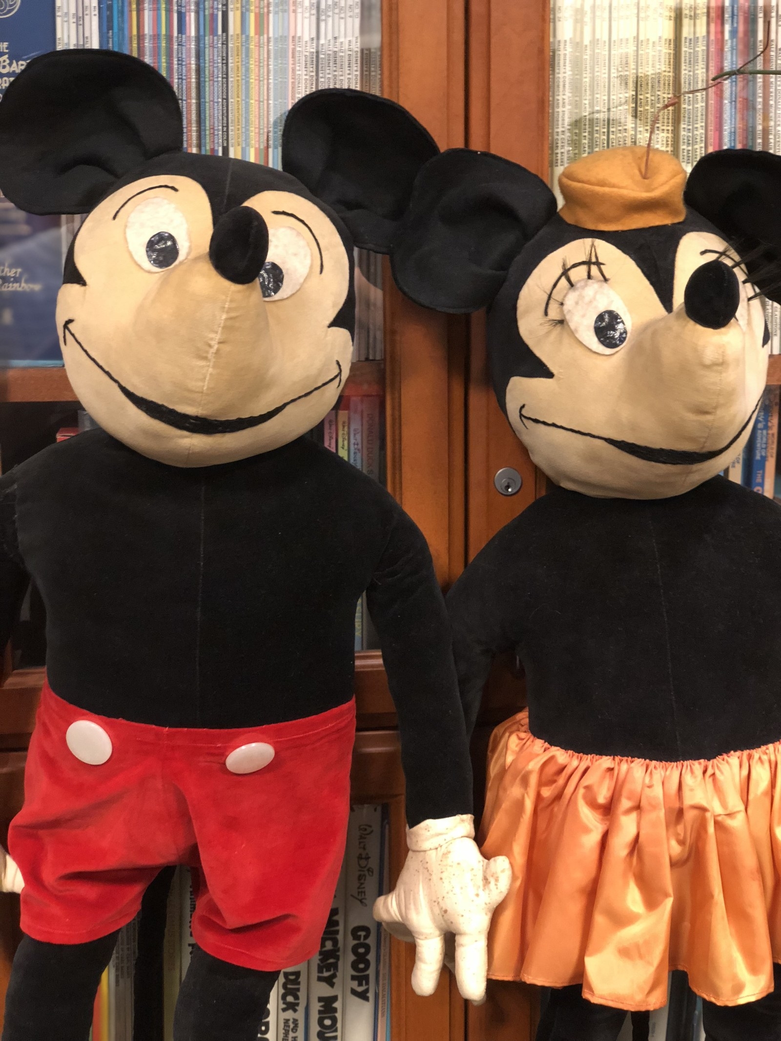 charlotte clark mickey and minnie dolls