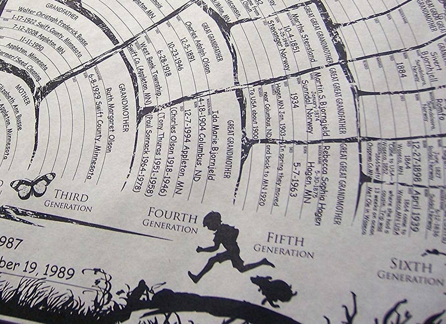 These Cool Family Tree Charts Would Make An Amazing Gift These Cool Family Tree Charts Would Make An Amazing Gift