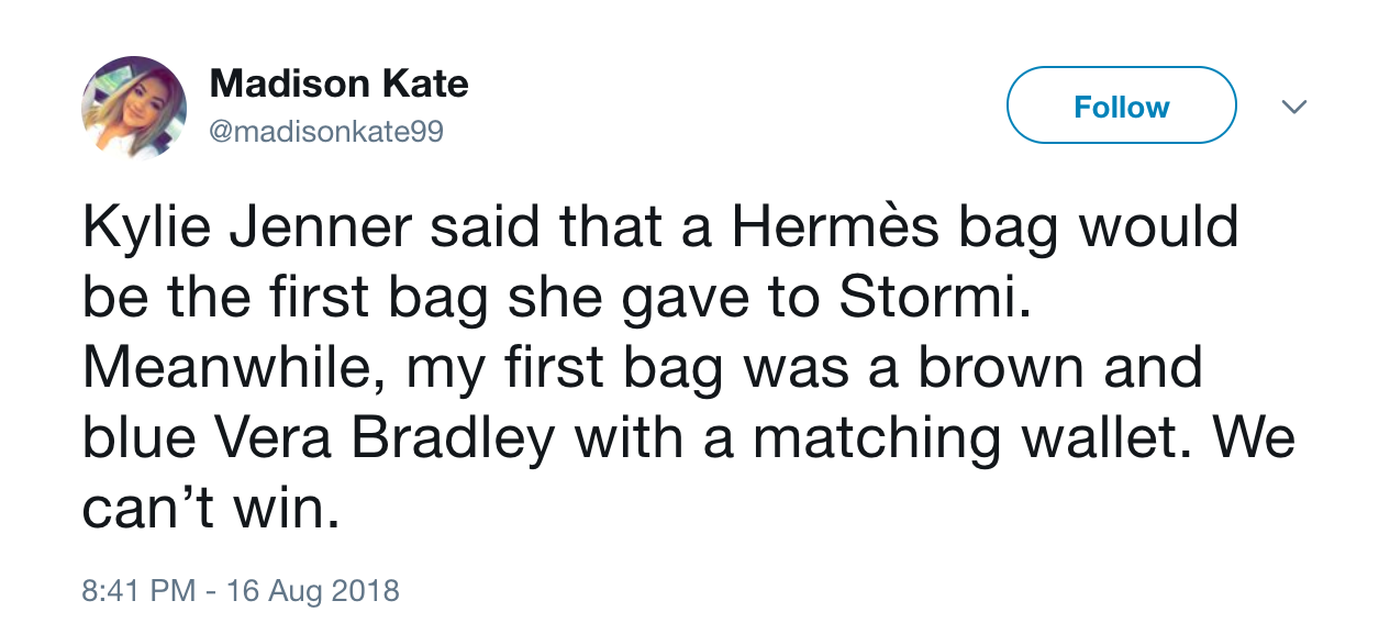 Kylie Jenner Gave Stormi A $12,000 Hermès Bag For Her First Day Of