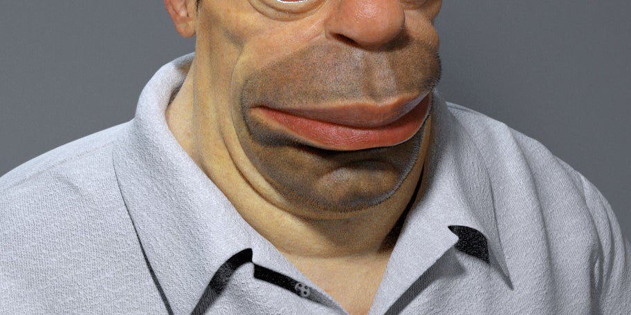 Homer Simpson As A Human Is Quite A Site