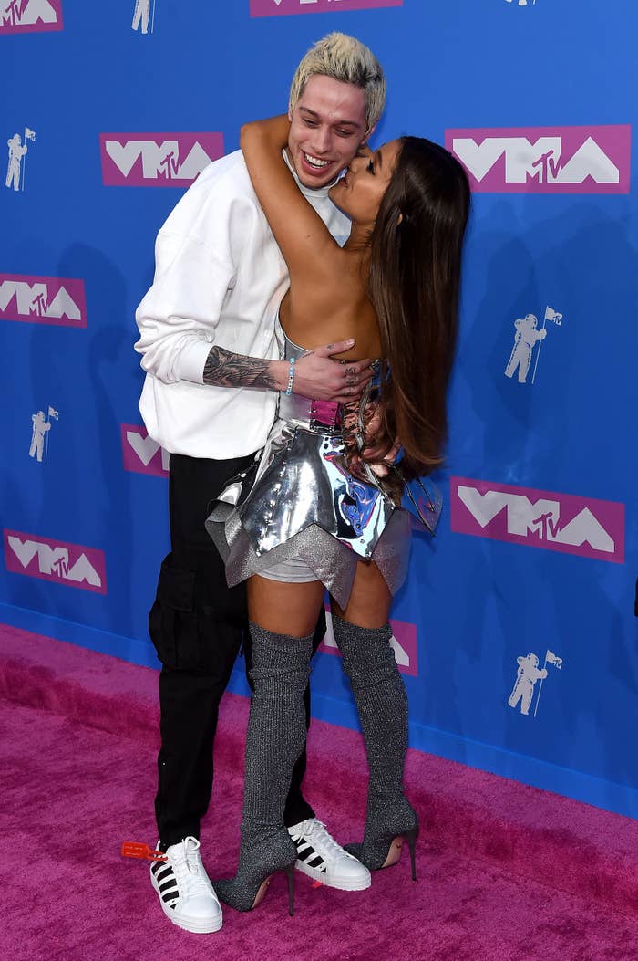 700px x 1053px - Look At Ariana Grande And Pete Davidson And Tell Me They Aren't Madly In  Love