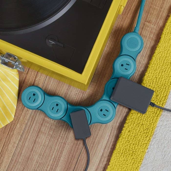 Tidy up power strips, cords, and more with this under-desk cable organizer:  $18 ( low)