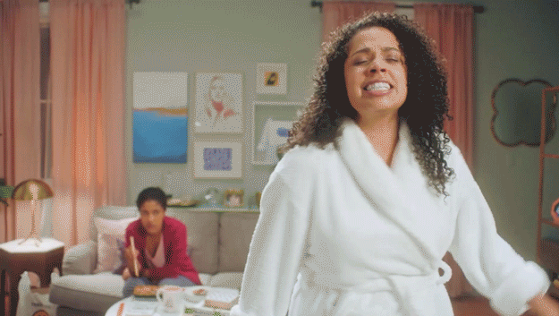 Your truth being: singing to yourself to get your day going, obviously.