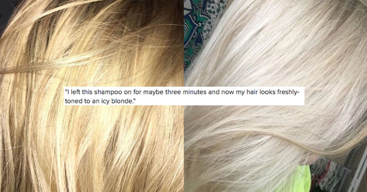 If You Color Your Hair Blonde You Need This Purple Shampoo