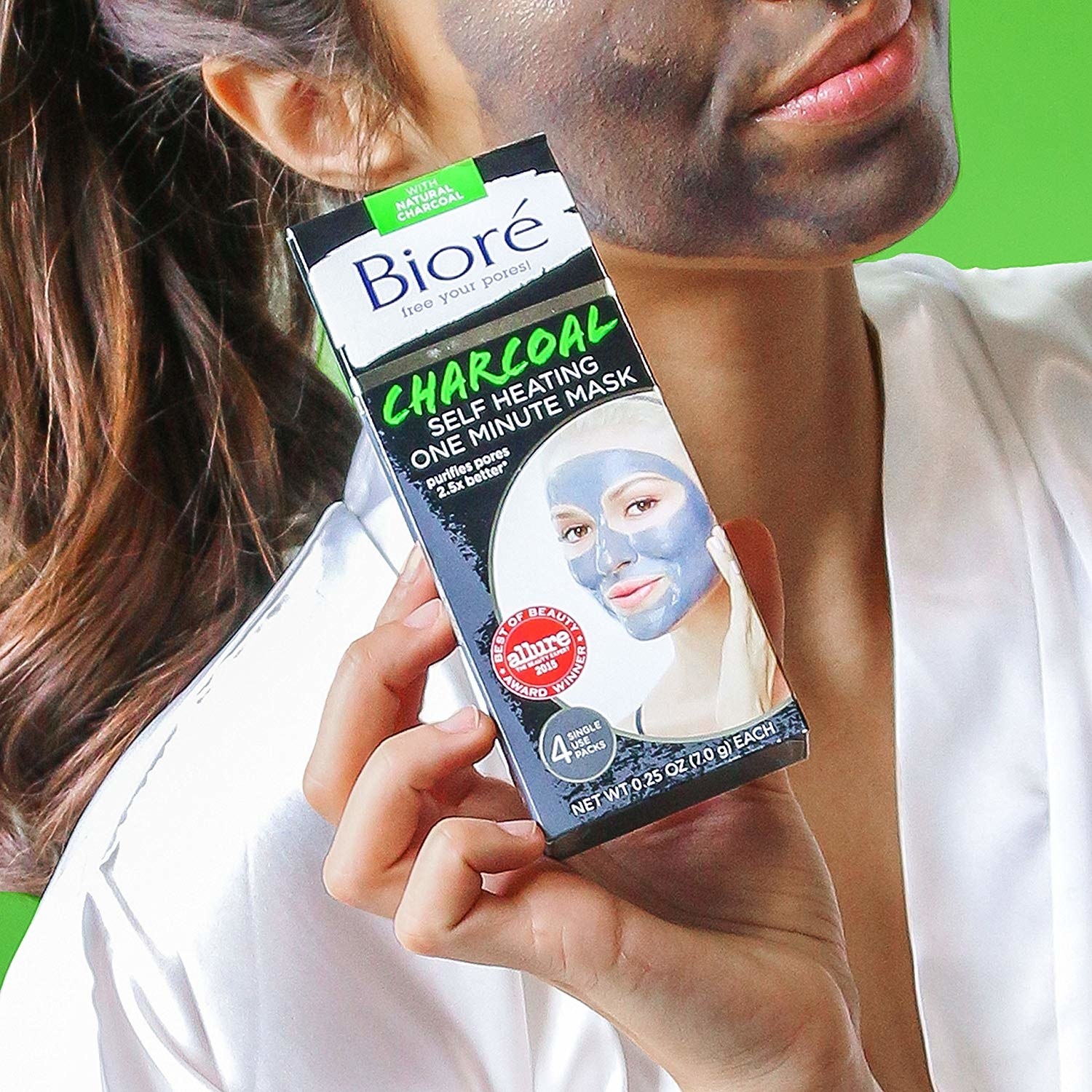 Promising review: "This is the best deep-cleaning pore product I have ever used on my face! I have used all types of products at every level of price point, and this is by far the best one I’ve used with the most consistent results. As someone who is obsessed with skin care and studies their pores in a magnifying mirror, I absolutely endorse this face mask! I also have sensitive, fair, combination skin and haven’t had any problems with irritation, dryness or redness. I believe this product helps with blackhead removal and the occasional breakouts I experience. I wear full coverage makeup, and the mask definitely helps me deep-clean my pores and prevents the cystic acne type of blemishes I usually get when I don’t properly wash my face." —KimberlyGet it from Amazon for $5.82.