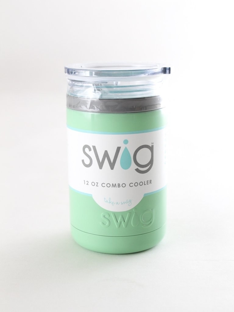 While you barbecue this Labor Day, keep your drink cold with Swig! Swig combo coolers are vacuum insulated, keeping drinks cold up to 24 hours or hot up to 12 hours. Choose from a variety of cool colors and designs!