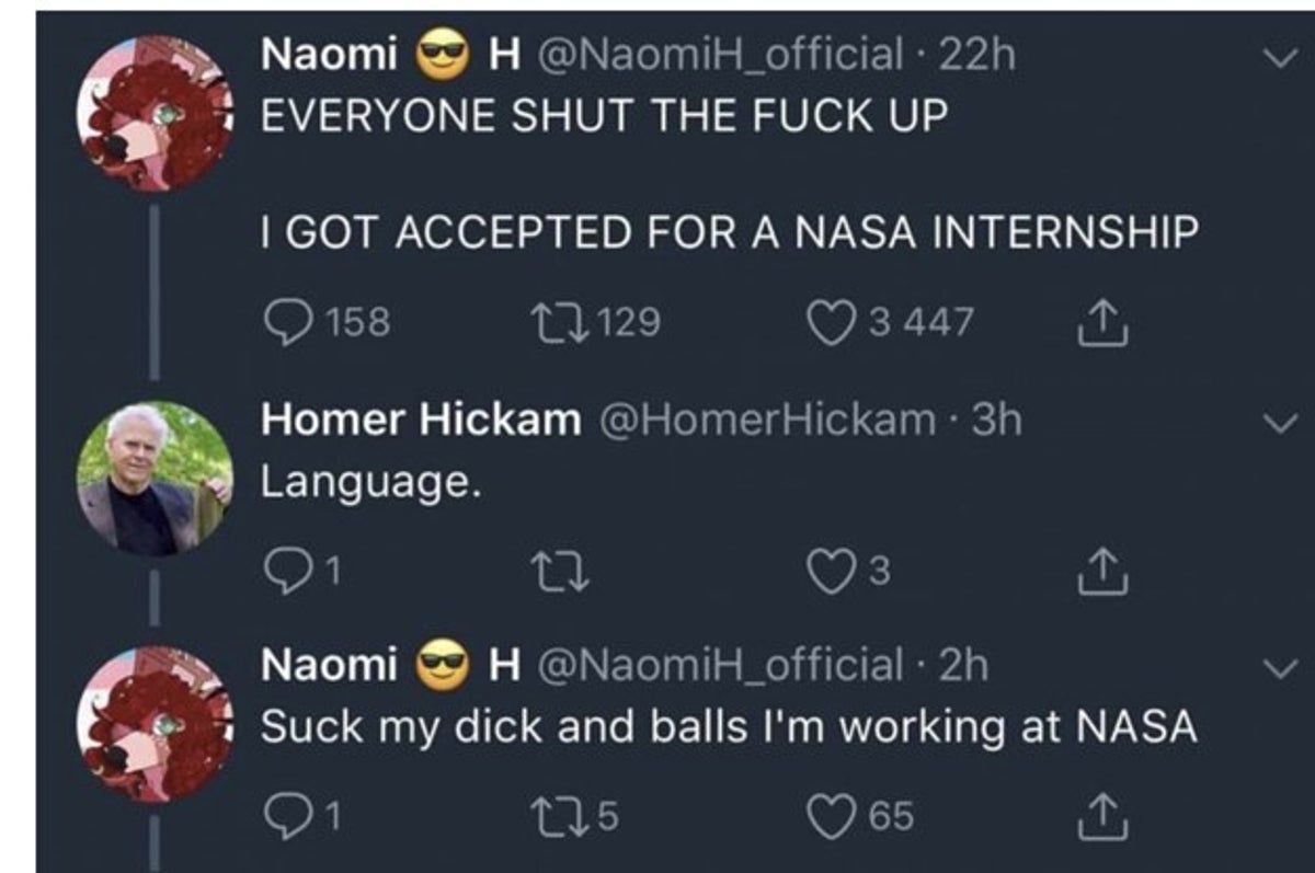 A Woman Was Fired From Nasa After They Saw Her Tweet Suck My Dick And Balls I M Working At Nasa