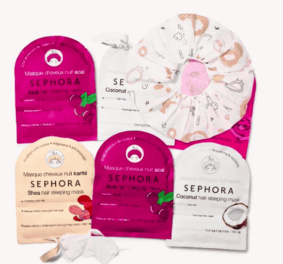 Promising review: "The hair cap is really good quality. The acai mask left my color-treated hair looking terrific; it's bright and beautiful. I would definitely buy again. My hair is also incredibly soft and less frizzy after use. My scalp was super dry before I used it and I can tell it has helped with that issue as well. So happy with product!" —Trisana86Get it from Sephora for $5 (available in four scents).