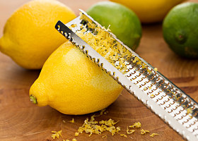 Fresh lemon zest